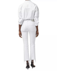 Citizens of Humanity Isola High Rise Cropped Bootcut Jeans - Plaster