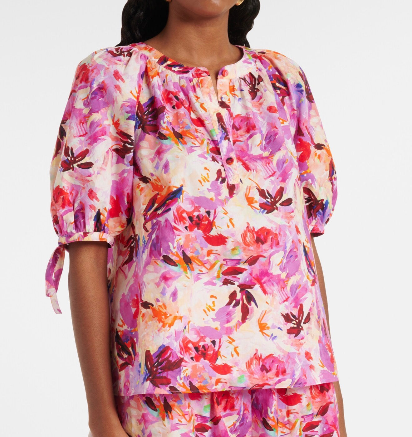 Ulla Johnson Vienne Blouse - Azalea