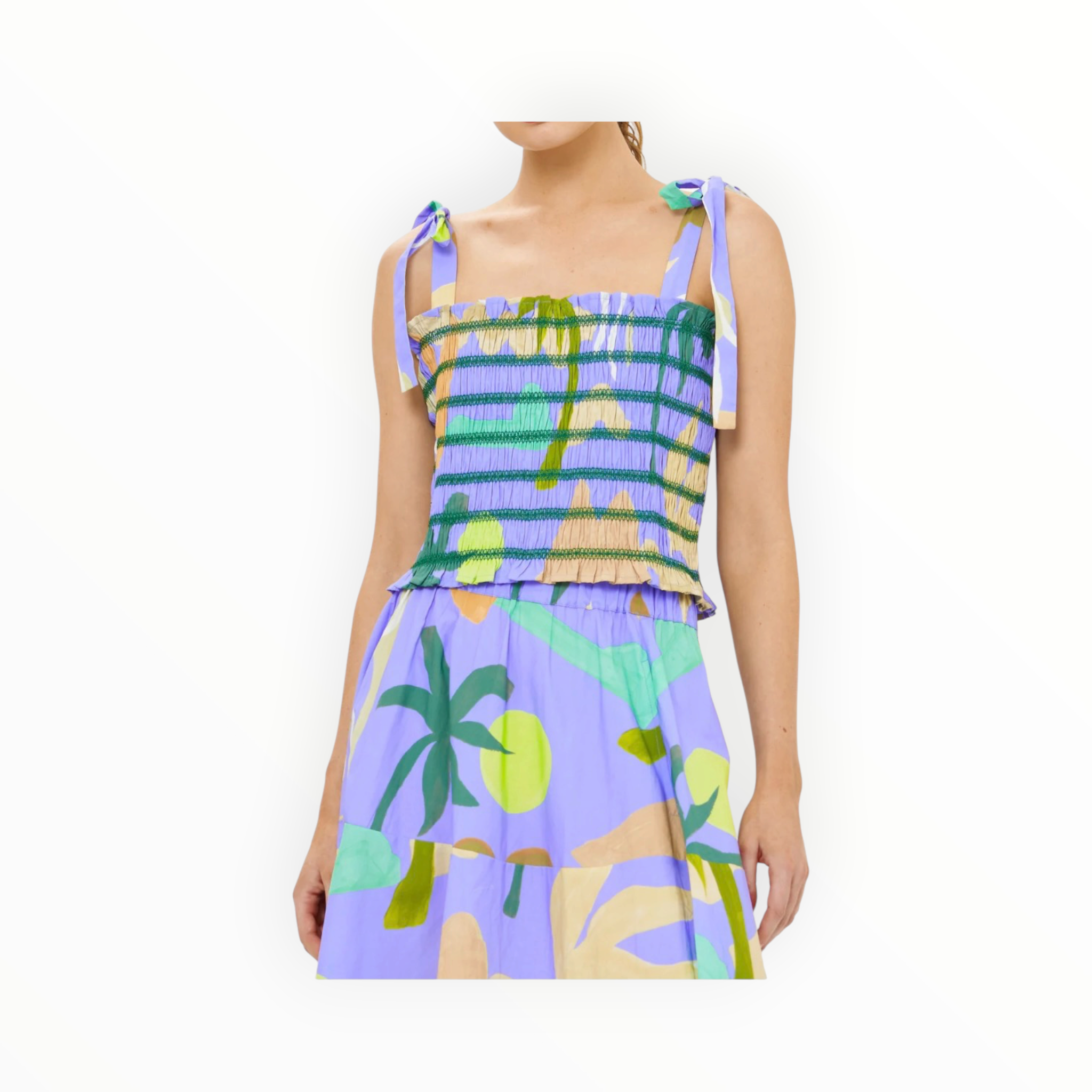Oliphant Ella Top - Paradiso Blue