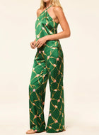 MISA Izzie Pants - Tulip Lattice Satin
