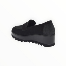 Cordani Alina Wedge Loafer - Crosta Nuvola Nero