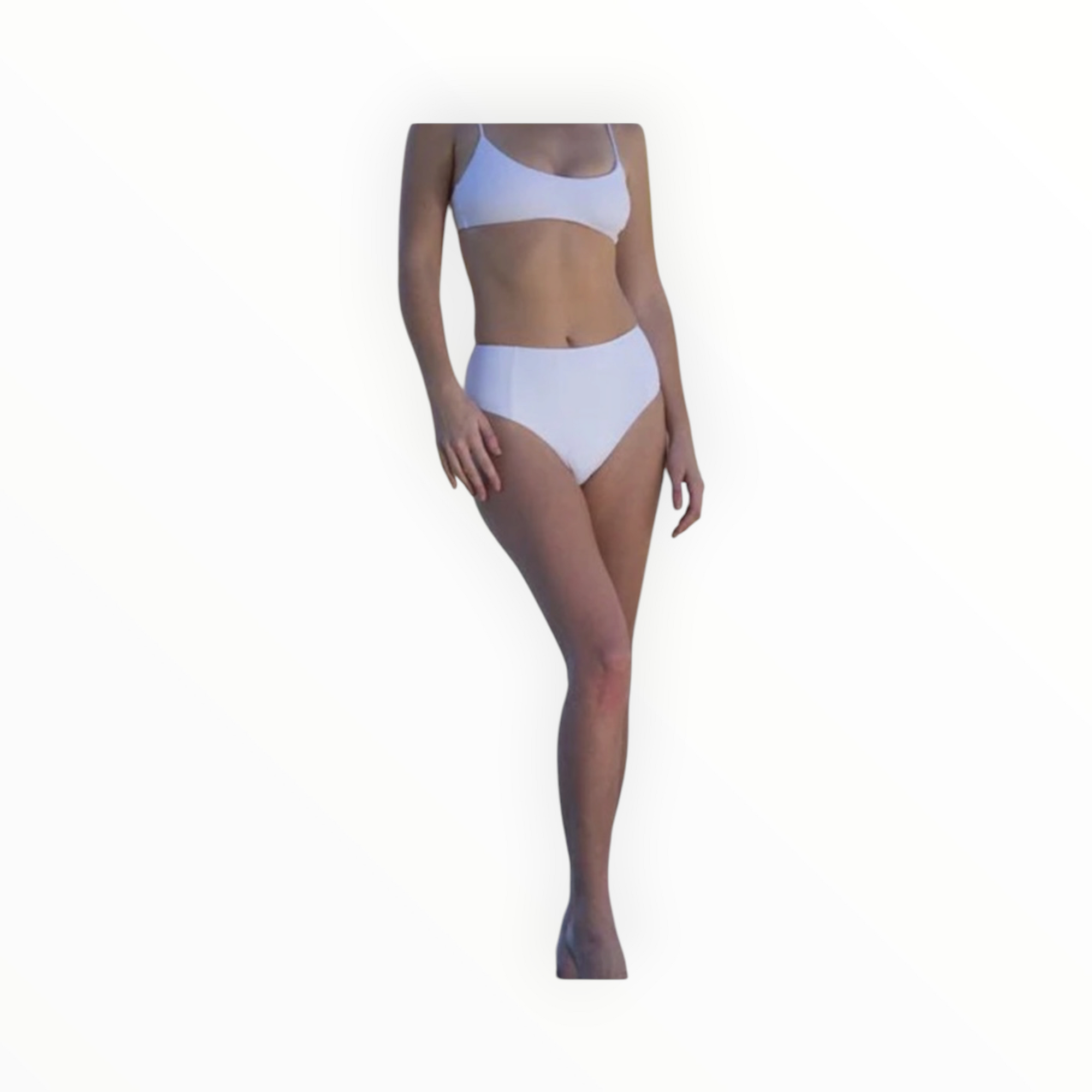 Laya Swim Asylum Brief - White Pike