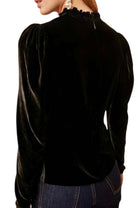 Ulla Johnson Marlene Velvet Blouse - Noir