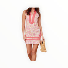 Sail To Sable Peach & Lemon Blush Medallion Print Sleeveless Classic Tunic