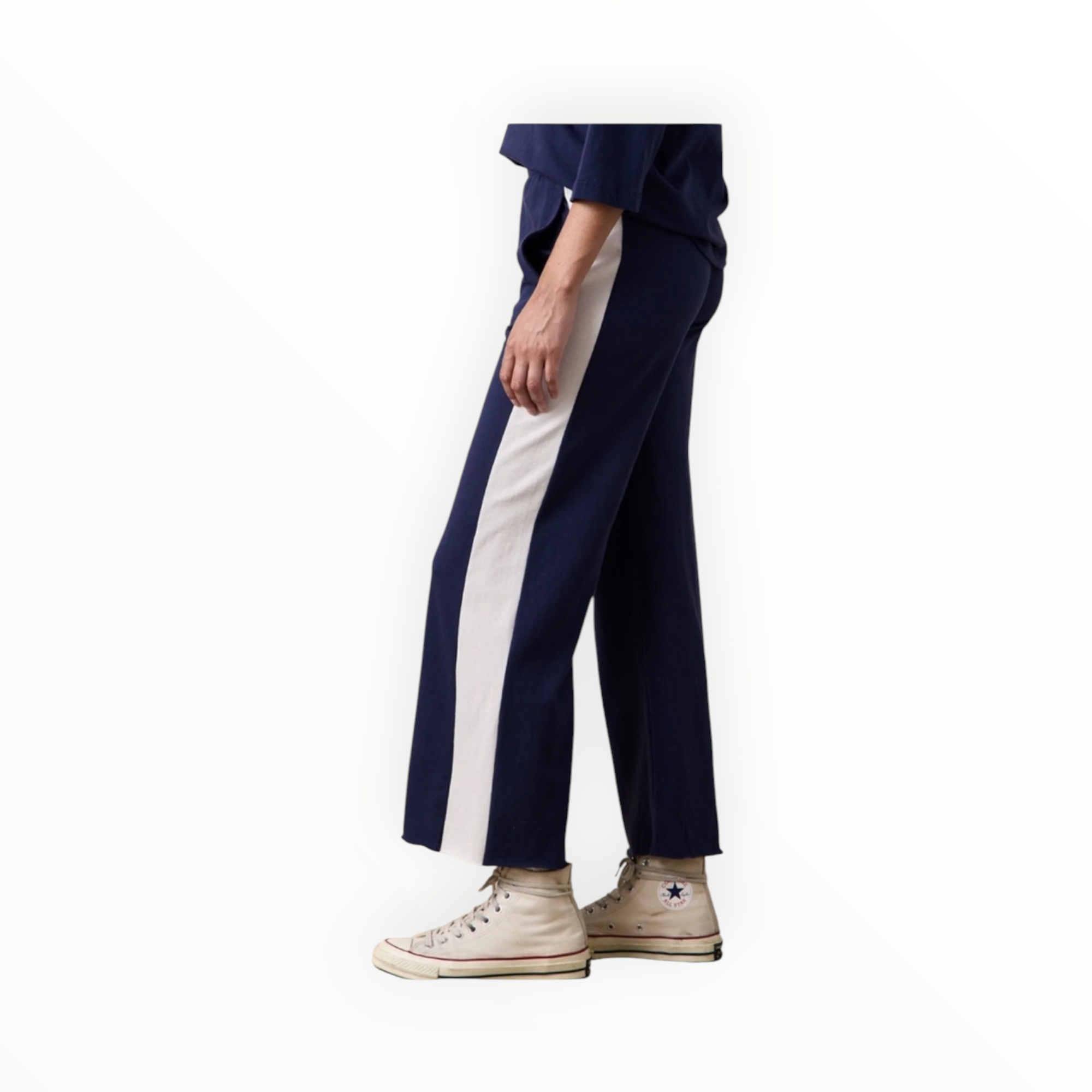 NSF Riley Sport Pants - Navy/Ivory