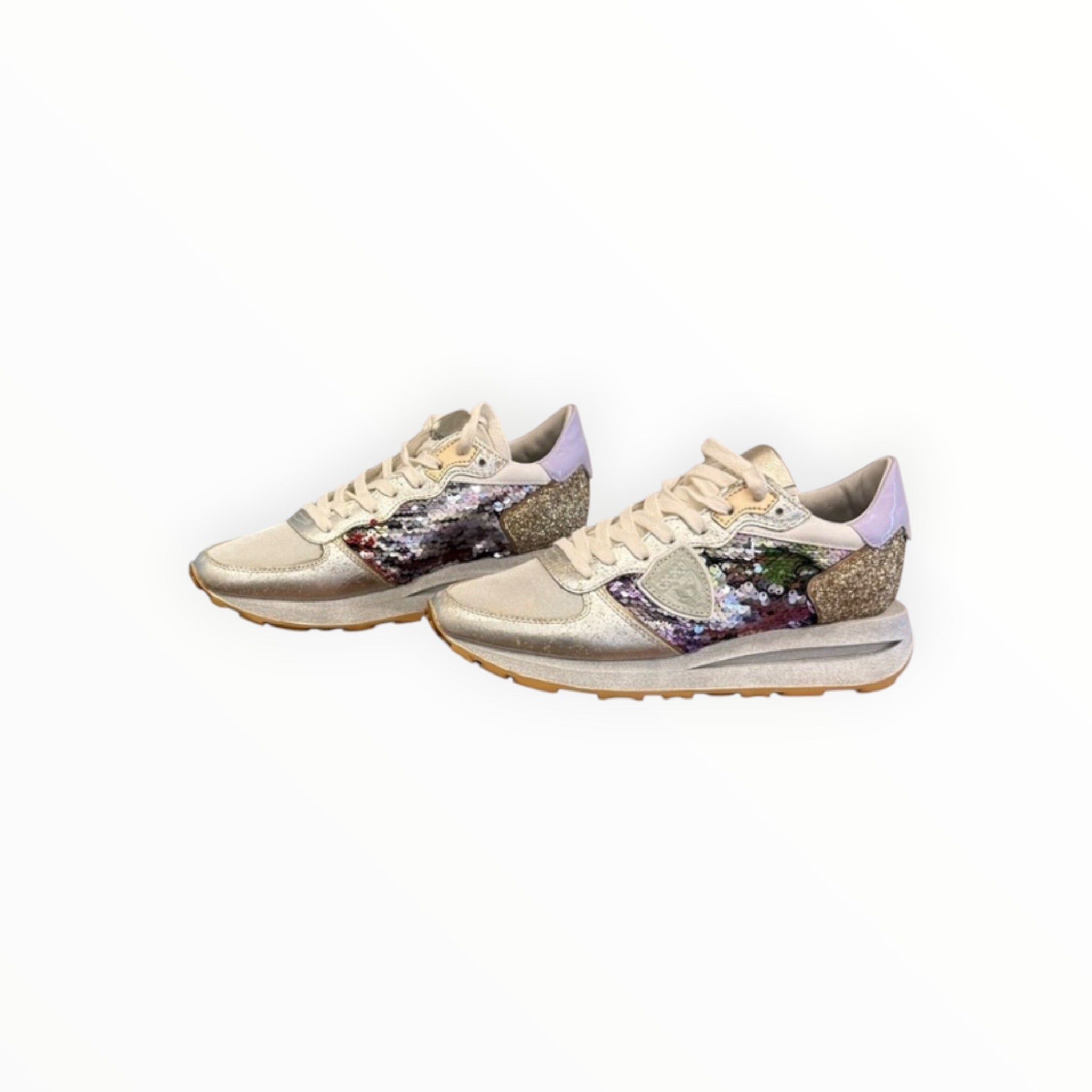 Philippe Model Tropez Haute Low-Top Sneakers - Violet