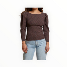 Nation Ltd Aurora Long Sleeve Top - Tartan Plaid