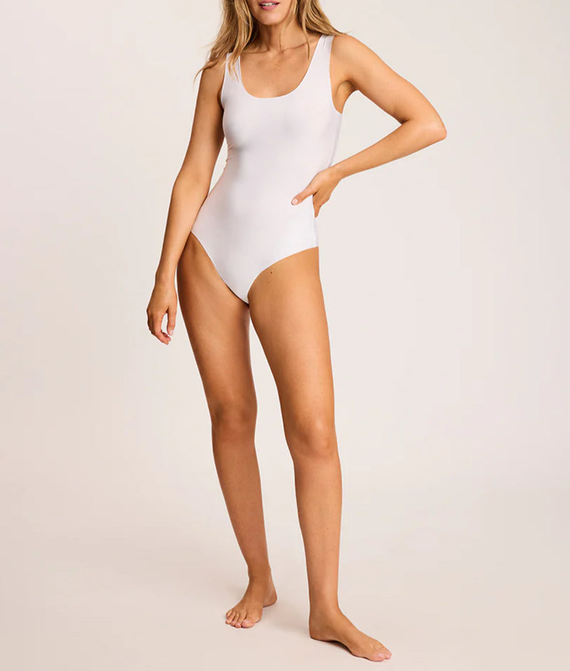 Commando Butter™ Tank Bodysuit - White