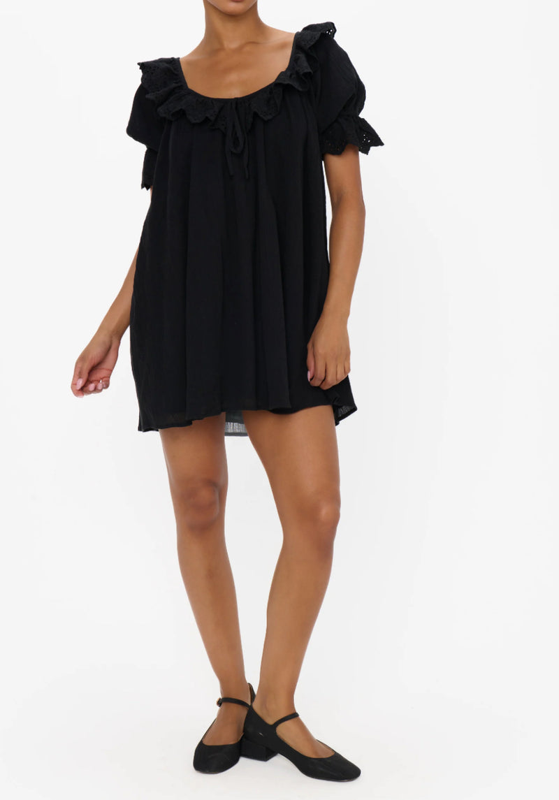 Show Me Your Mumu Toulouse Dress - Black Voile