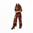 Traffic People Into My Arms Floral Jumpsuit