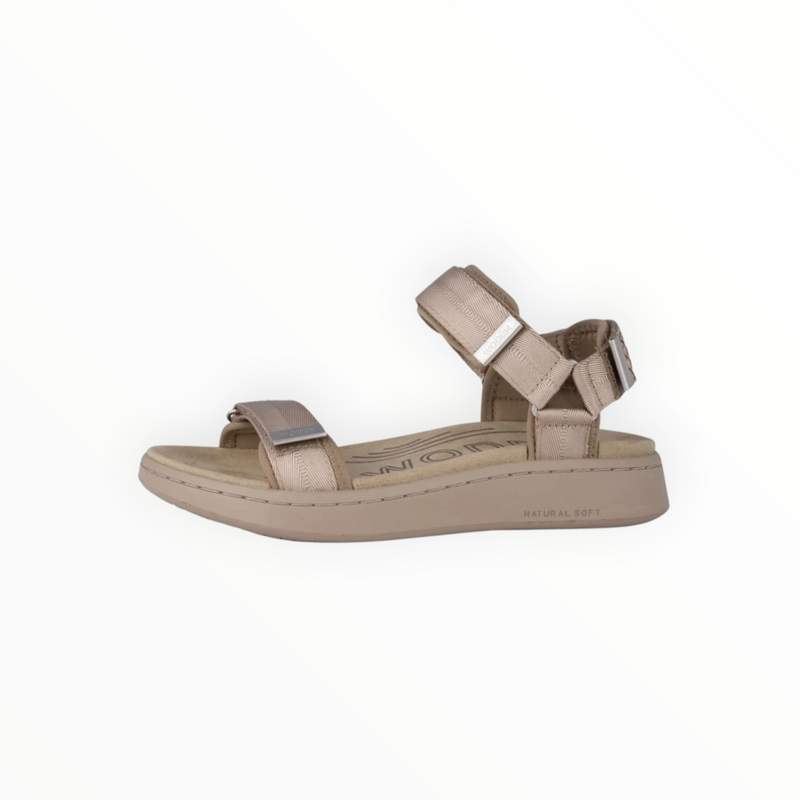 WODEN Line Sandal - Silver Mink