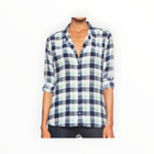 Equipment Adalyn Shirt - Bright White/Peacoat