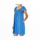 Sundry Mini Trapeze Dress - Royal Blue