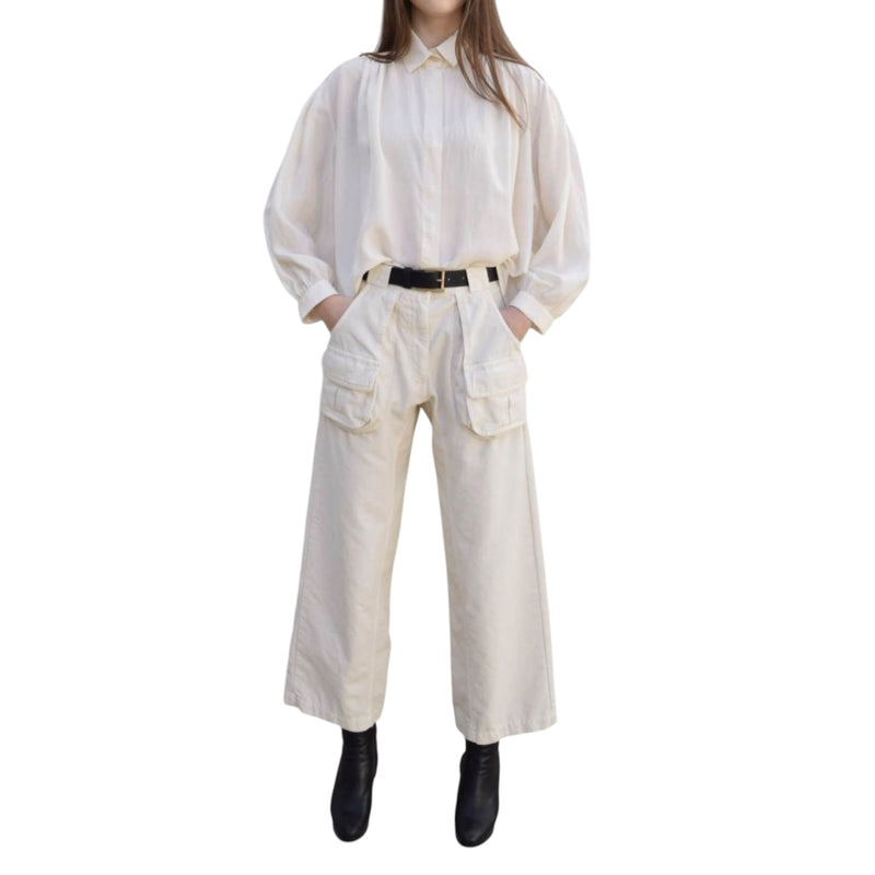 The Avant Gracy Trouser - Vintage White