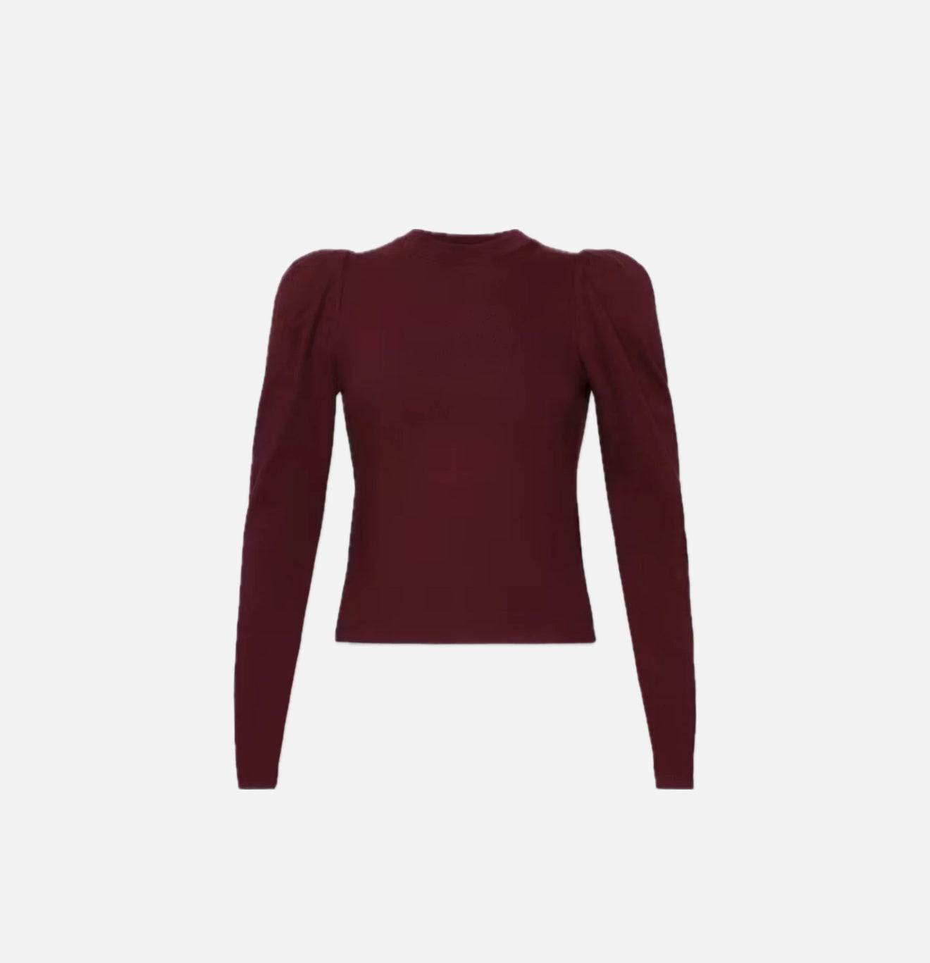 Frame Draped Femme Tee - Burgundy