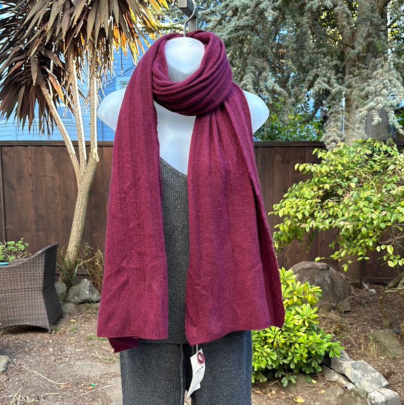 Care By Me Sara Scarf - Aubergine