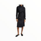 Proenza Schouler Olympia Habotai Shirtdress - Black