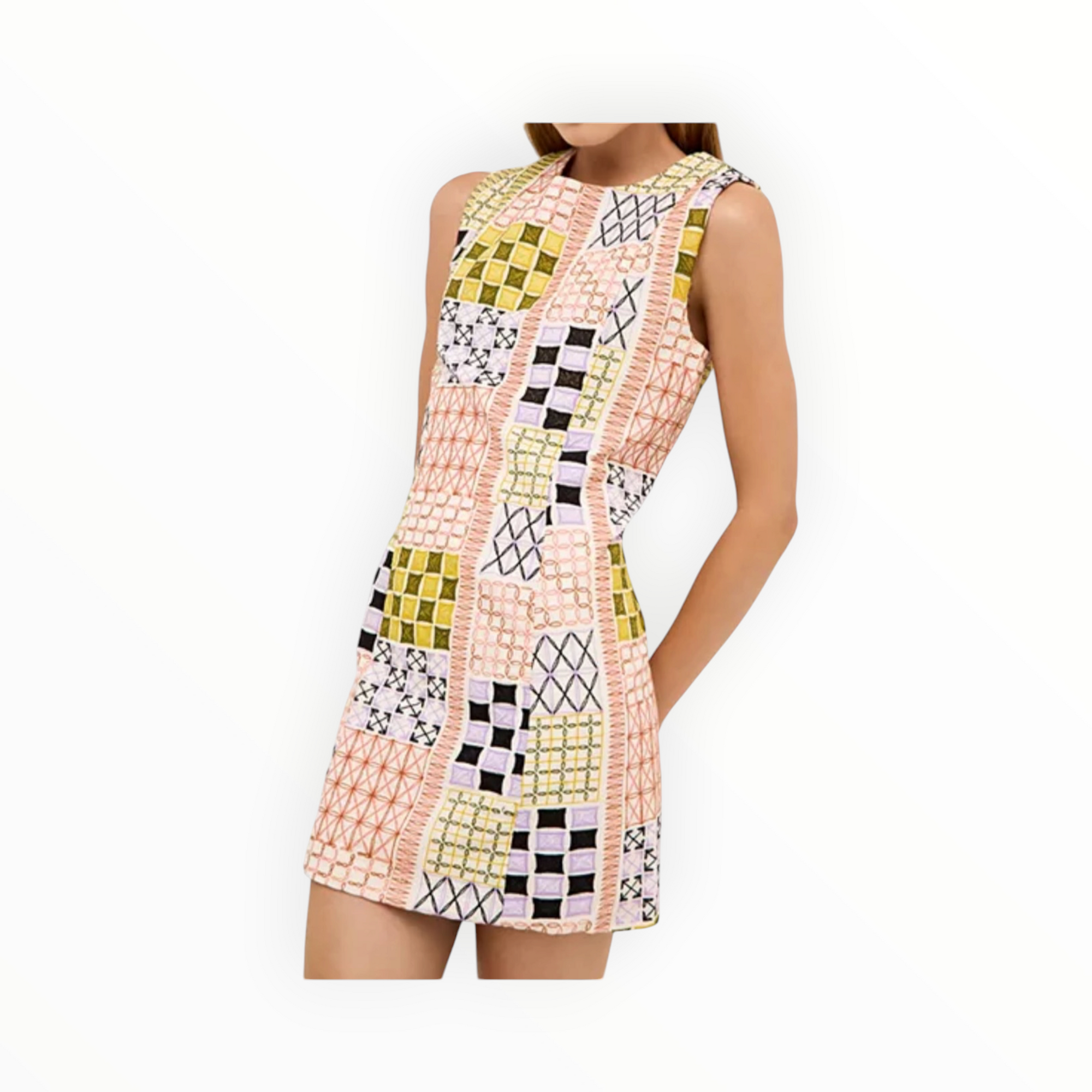 Marie Oliver Sabrina Embroidered Shift Dress - Technochec