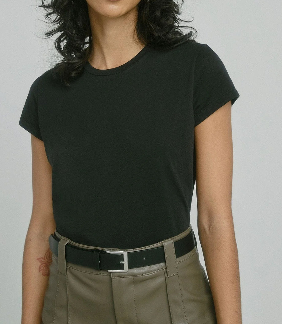 Goldie LeWinter Organic Classic Crew - Black