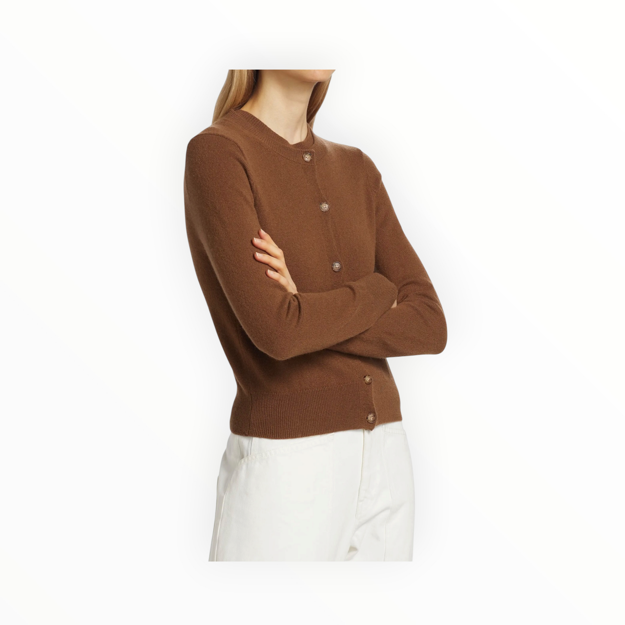 Nili Lotan March Cardigan- Coffee