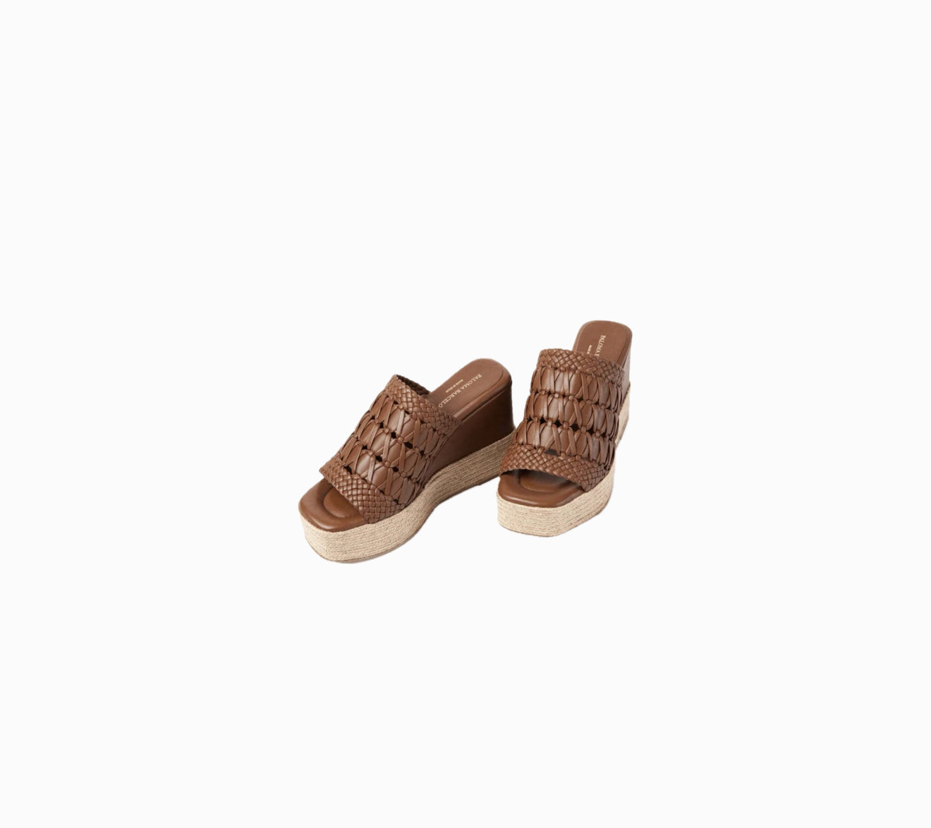 Paloma Barceló Musas Platforms - Cuoio