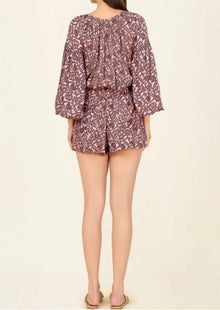 Omika Flora Blouse - Marlow Heather