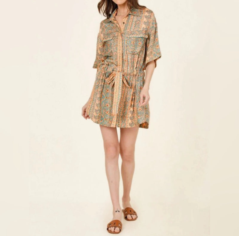 Omika Carla Mini Dress - Salania Sorbet
