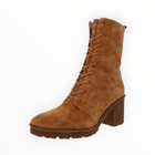 Vince Henderson Zipper Round Toe Lace Up Boot - Brown