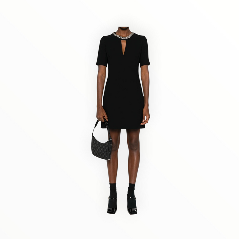 Barbara Bui Jewel Crepe Dress - Black