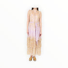 Christy Lynn Christian Dress- Falling Floral Mauve