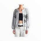 Liviana Conti Embroidered Open Front Cardigan - Brezza
