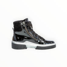 Gabor 93761-97 High Top Sneaker - Black Patent