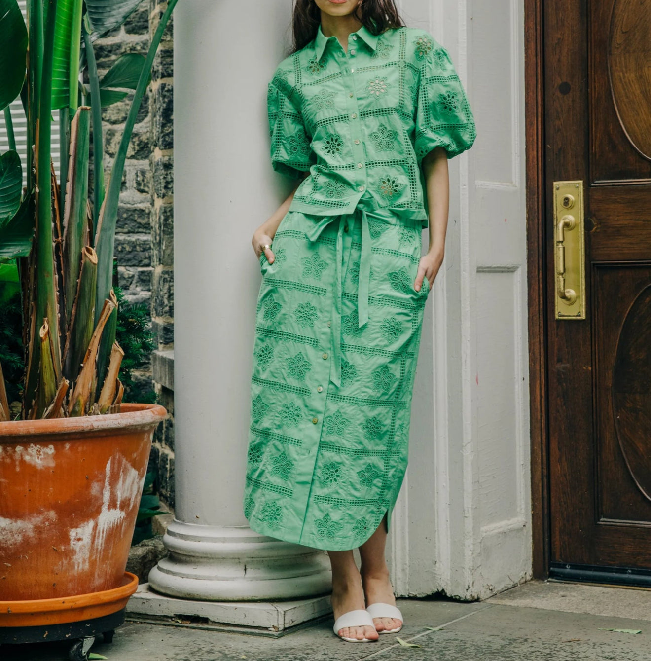 Love The Label Nylah Skirt - Kiwi