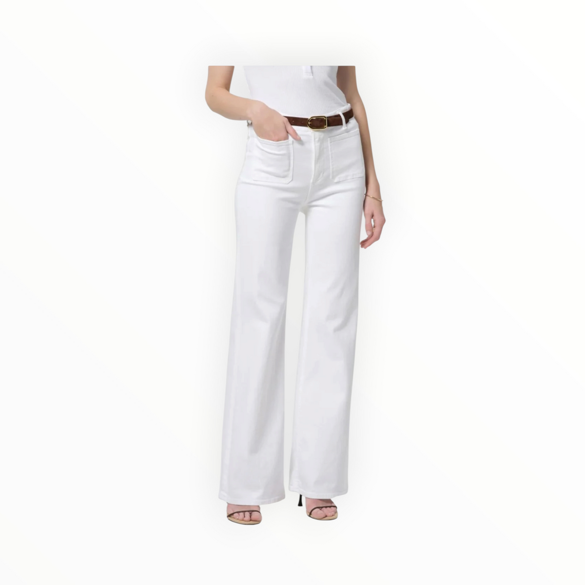 Citizens of Humanity Kimberly Patch Pocket Flare - Soft White