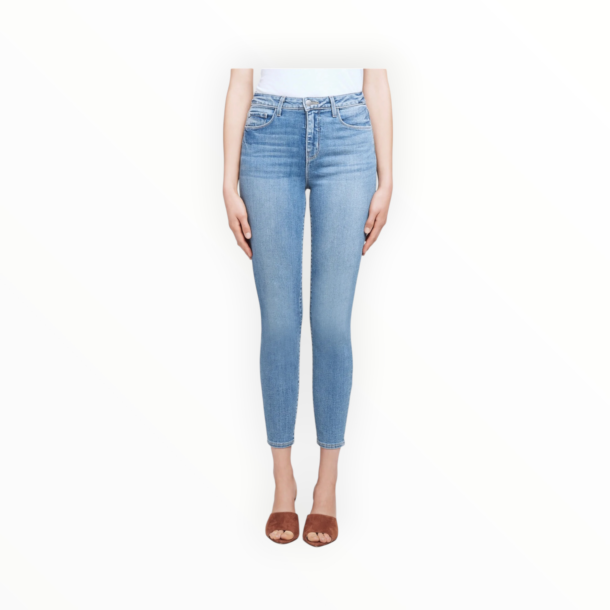 L'Agence Margot Cropped Skinny Jean - Paramount