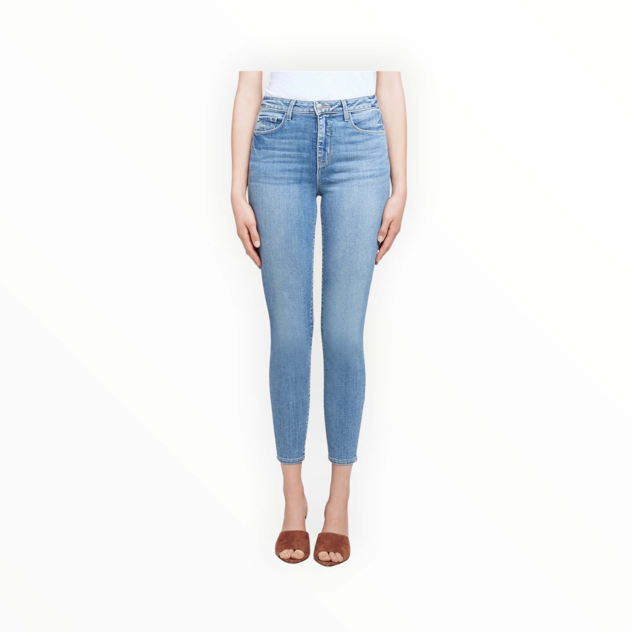 L'Agence Margot Cropped Skinny Jean - Paramount