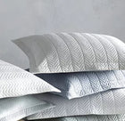 Matouk Netto Quilted Euro Sham - Silver