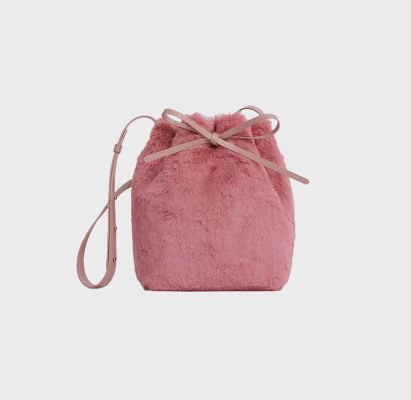 Apparis Mansur Gavriel Mini Bucket Bag - Guava