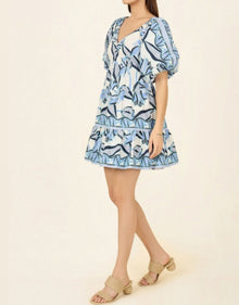 Omika Ila Mini Dress - Neela Sea