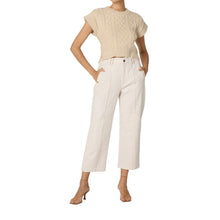 Cleobella Gigi Cropped Sweater Vest - Cream