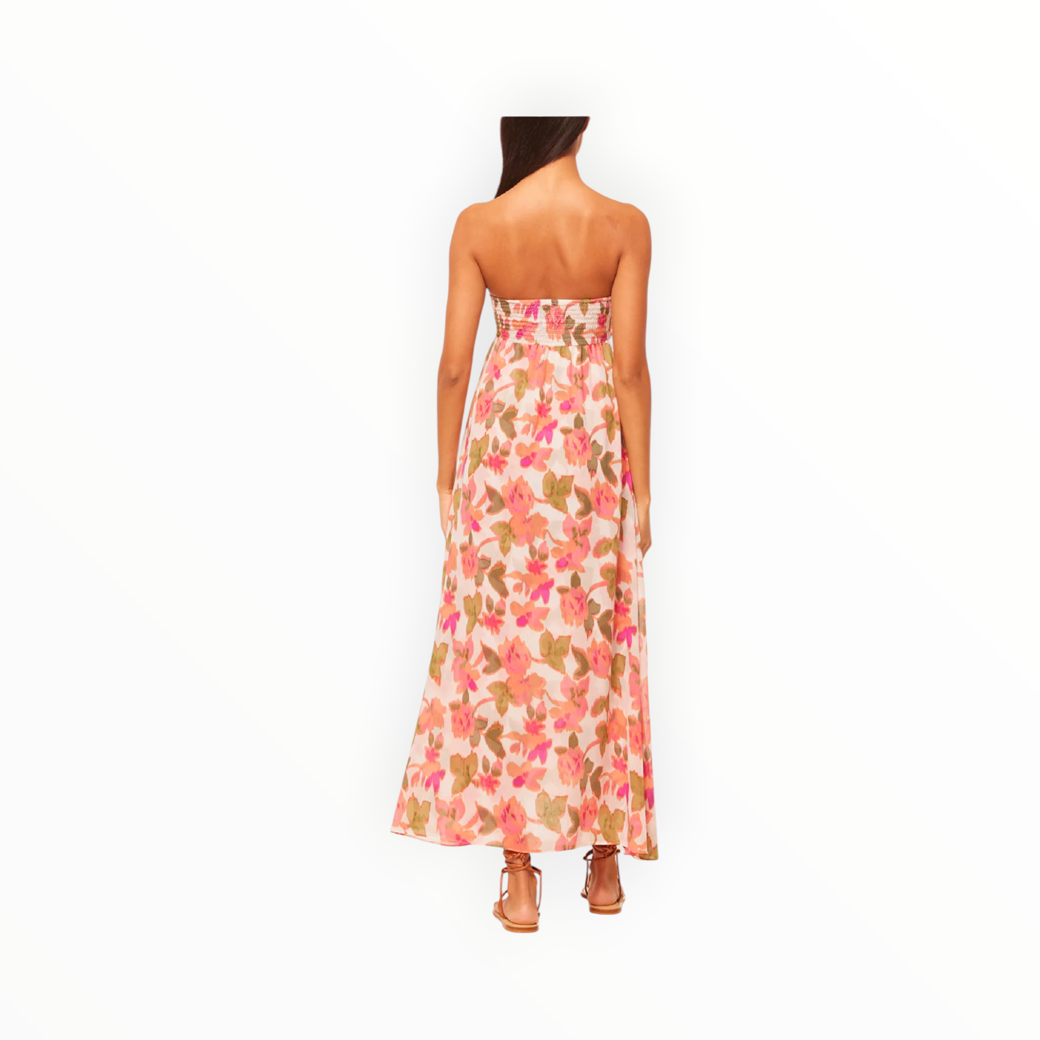 MISA Emine Dress - Sonoran Flora Chiffon