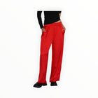 LNA Silky Wide Leg Pant - Red