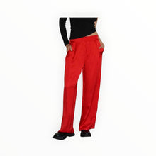 LNA Silky Wide Leg Pant - Red