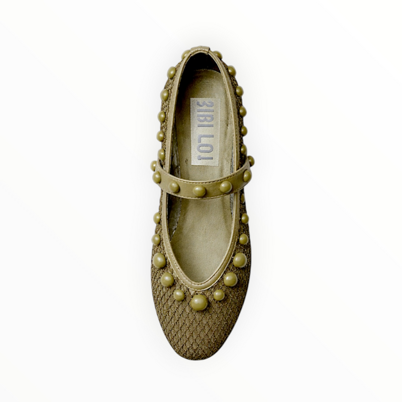 Bibi Lou Carinna Flat - Verde Khaki