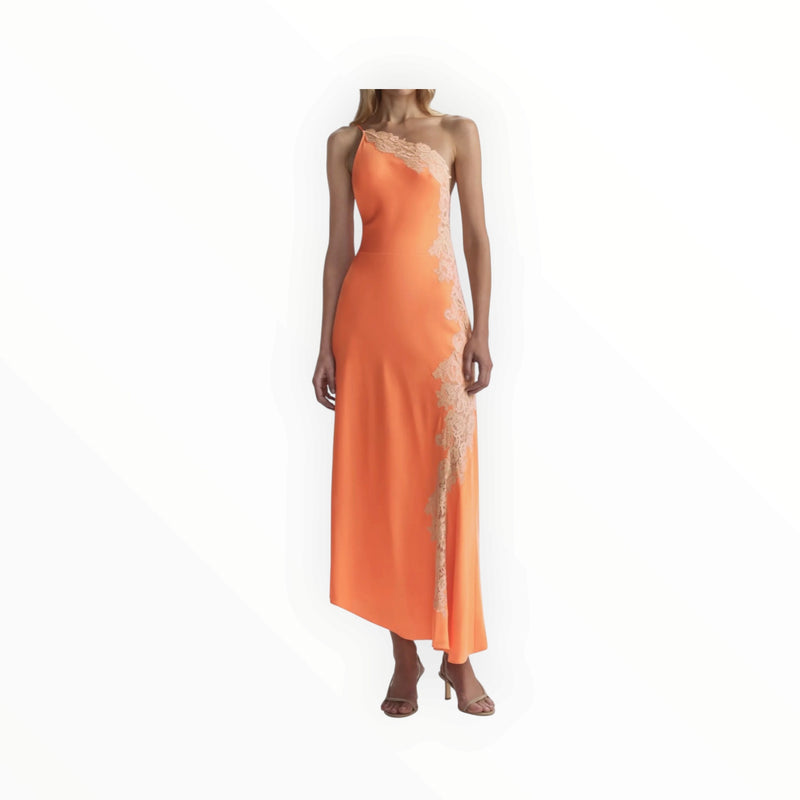 A.L.C. Lou Dress - Vivid Orange/Pale Blush