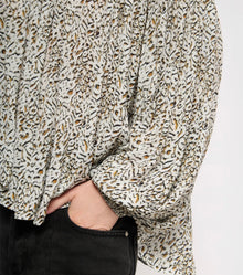 IRO Tannic Blouse - Camel/White