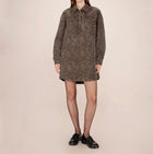 Grace & Mila Sally Leopard Short Dress