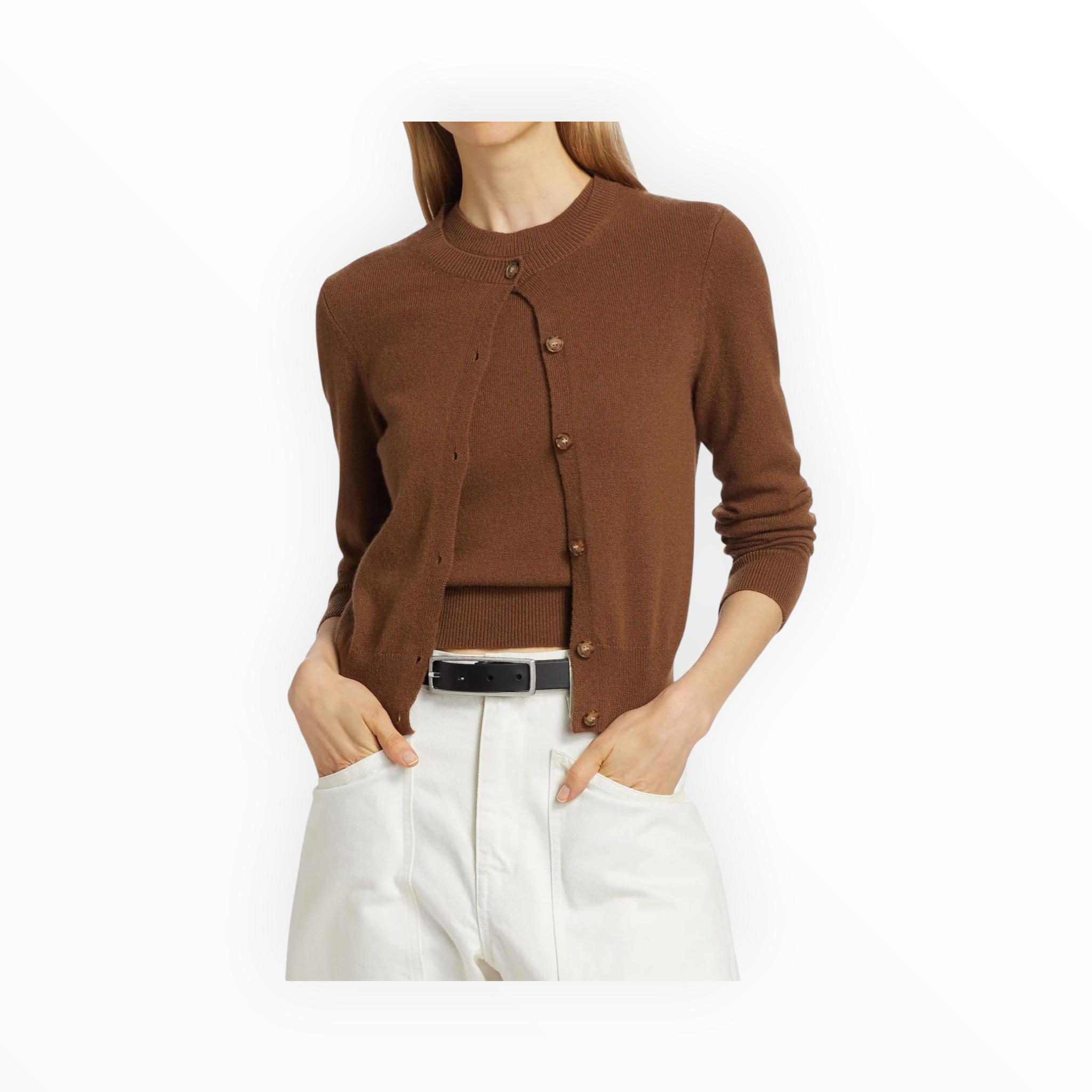 Nili Lotan March Cardigan- Coffee