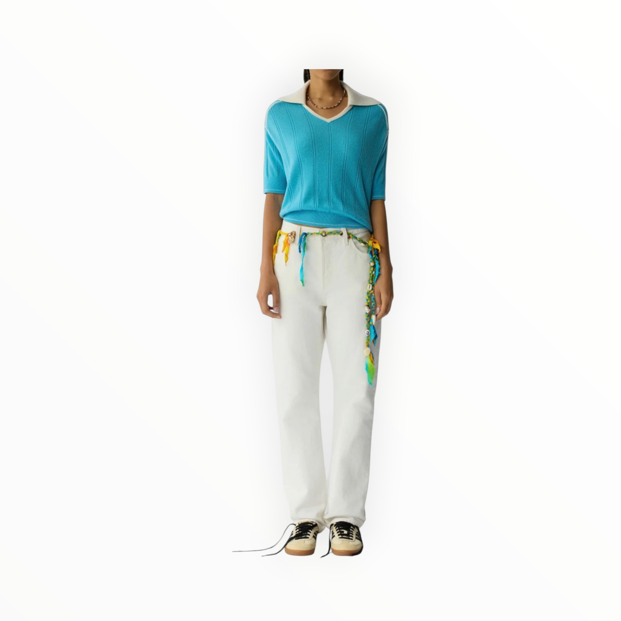 Guest In Residence Pele Polo - Pool/Cream