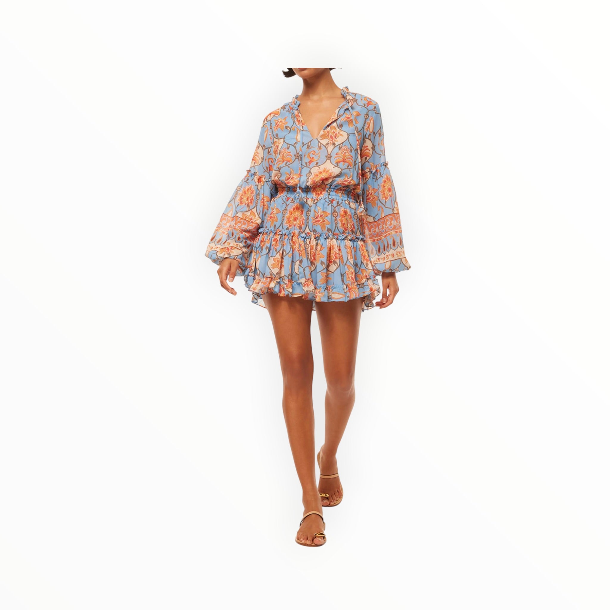 MISA Elisabetta Dress - Caged Floral
